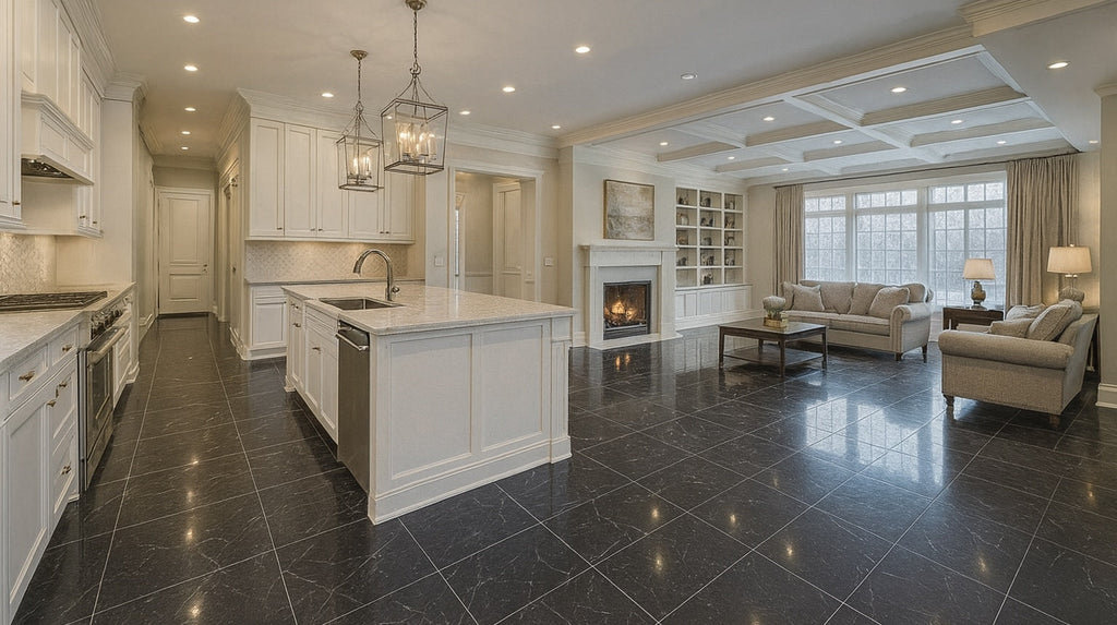 15 Black Marble Tile Ideas for Bold, Modern Interiors