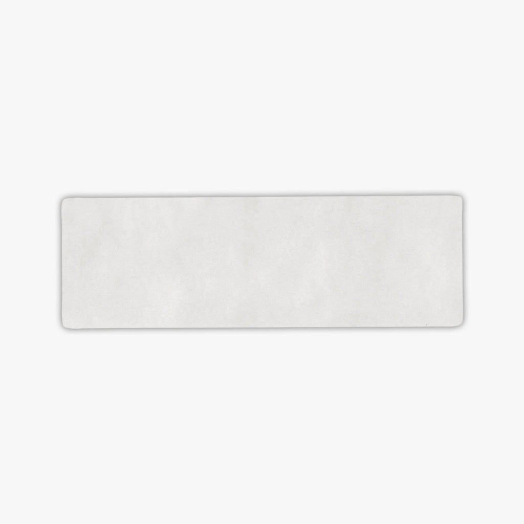 Cloé White Glazed 2 1/2x8 Ceramic Tile