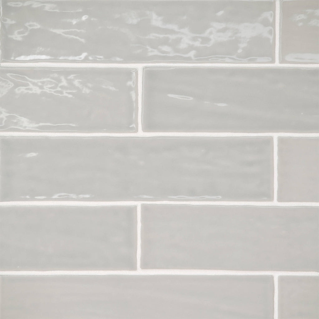 Marin Pebble Gray Glazed 2 1/2X10 Ceramic Tile