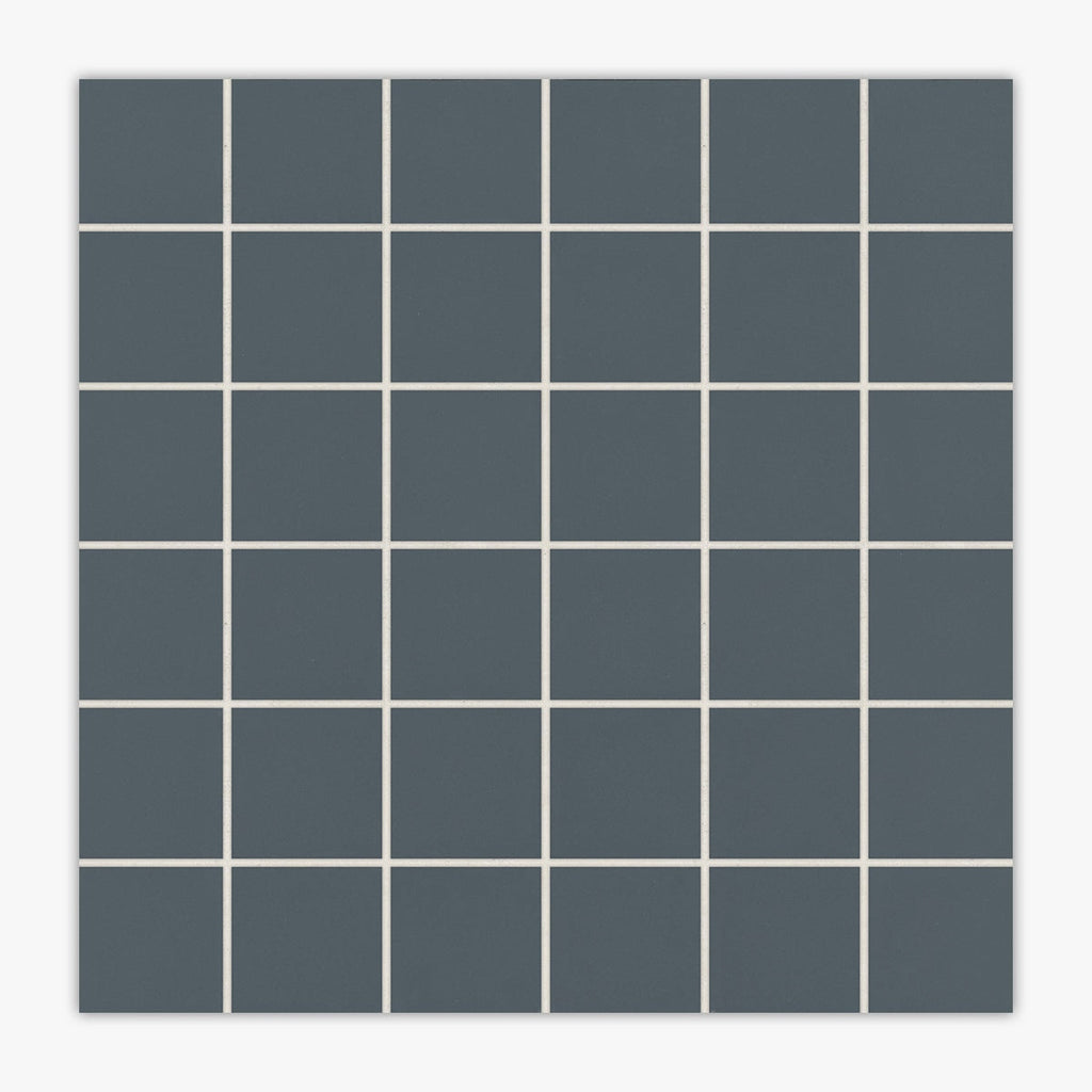 Marin Midnight Tide Square Matte Ceramic Mosaic