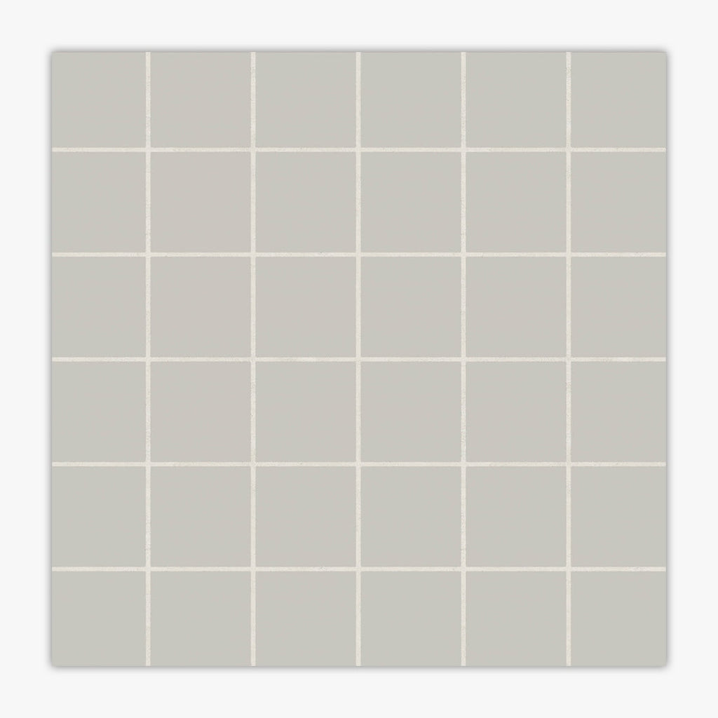 Marin Pebble White Square Matte Ceramic Mosaic