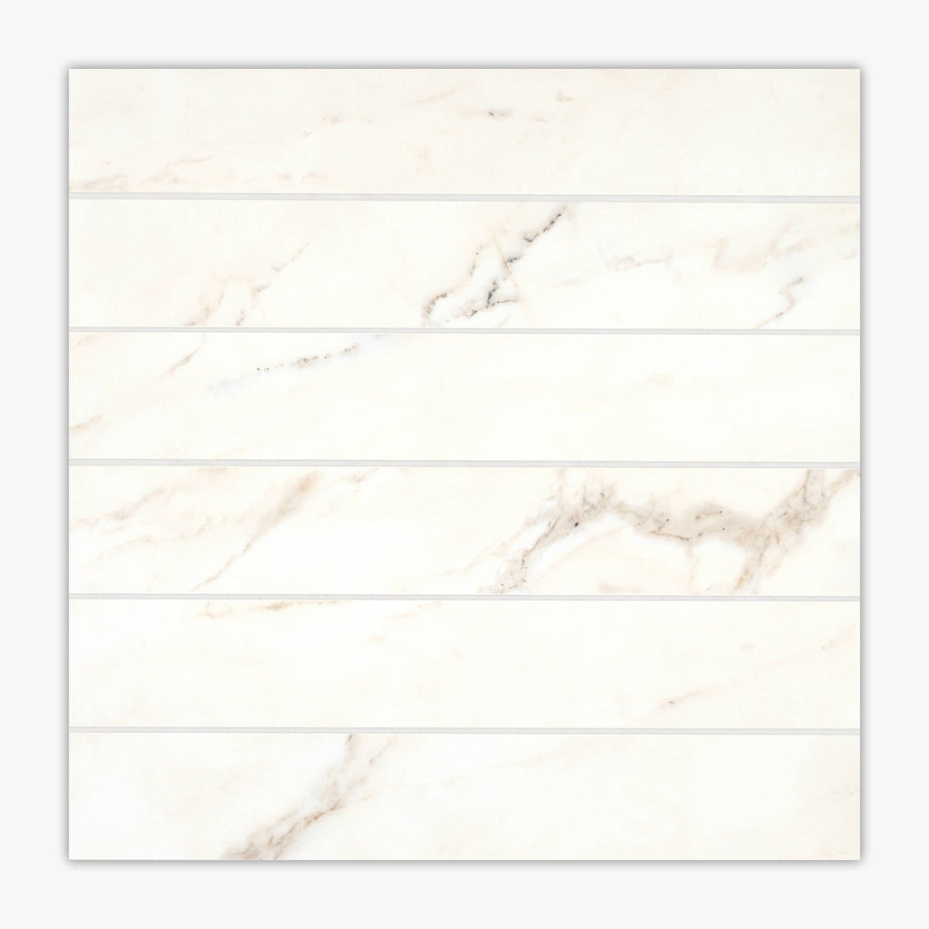 Magnifica Calacatta Oro Honed 4x24 Porcelain Tile