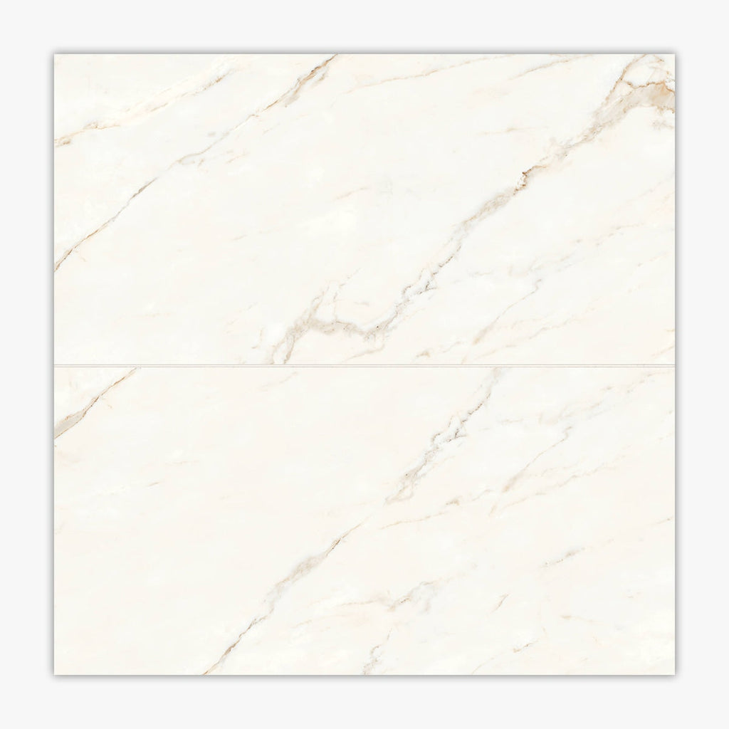 Magnifica Calacatta Oro Honed 24x48 Porcelain Tile