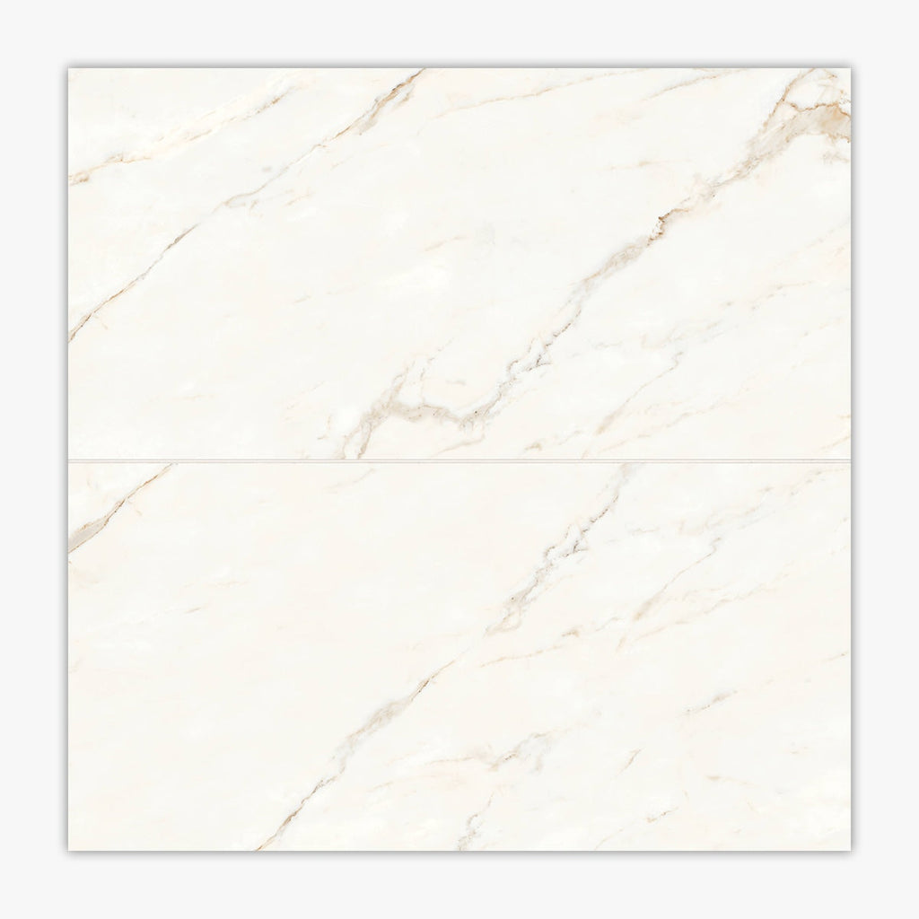 Magnifica Calacatta Oro Polished 24x48 Porcelain Tile