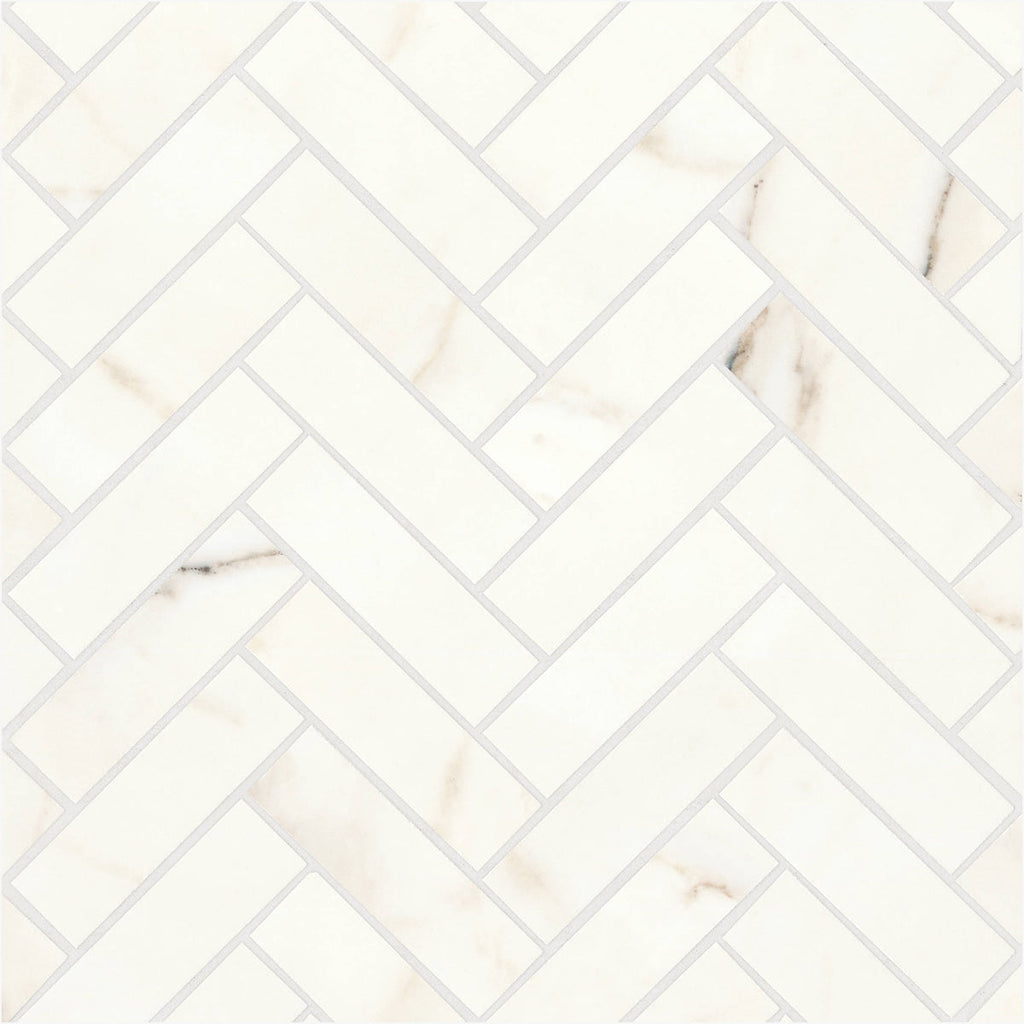 Magnifica Calacatta Oro 1x4 Honed Mosaic