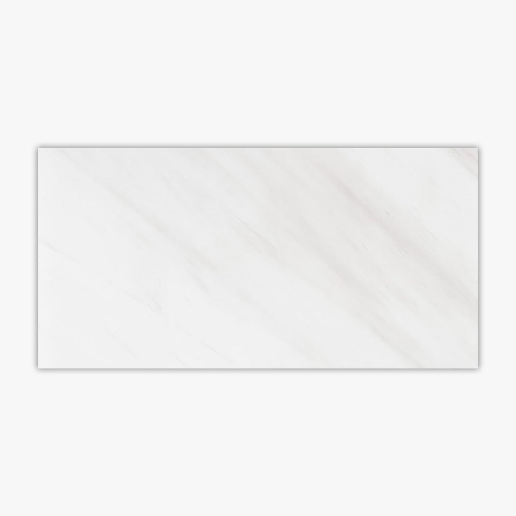 Bianco Dolomiti Polished 12x24 Marble Tile