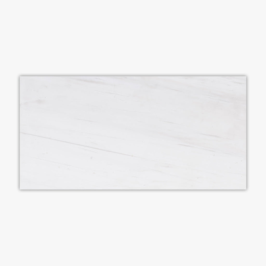 Bianco Dolomiti Polished 18x36 Marble Tile