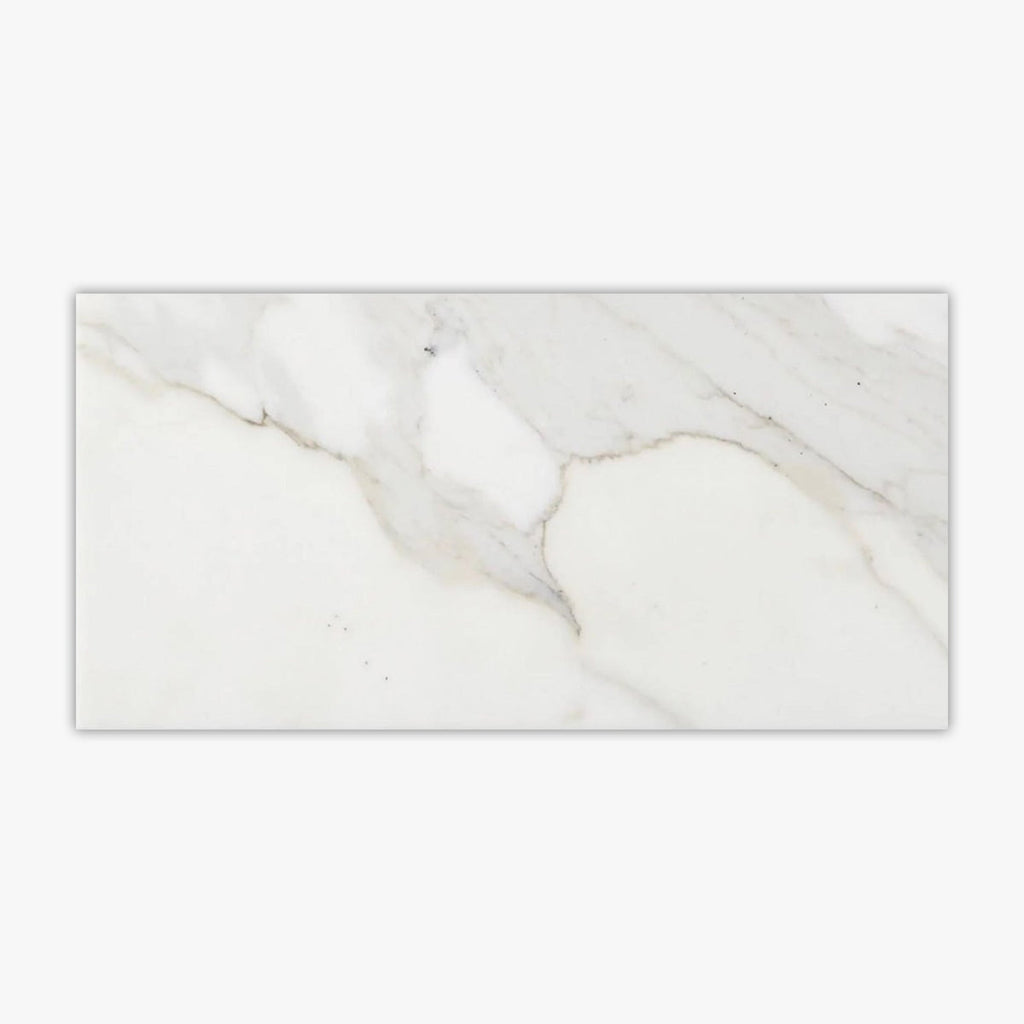 Calacatta Gold Polished 3x6 Marble Tile