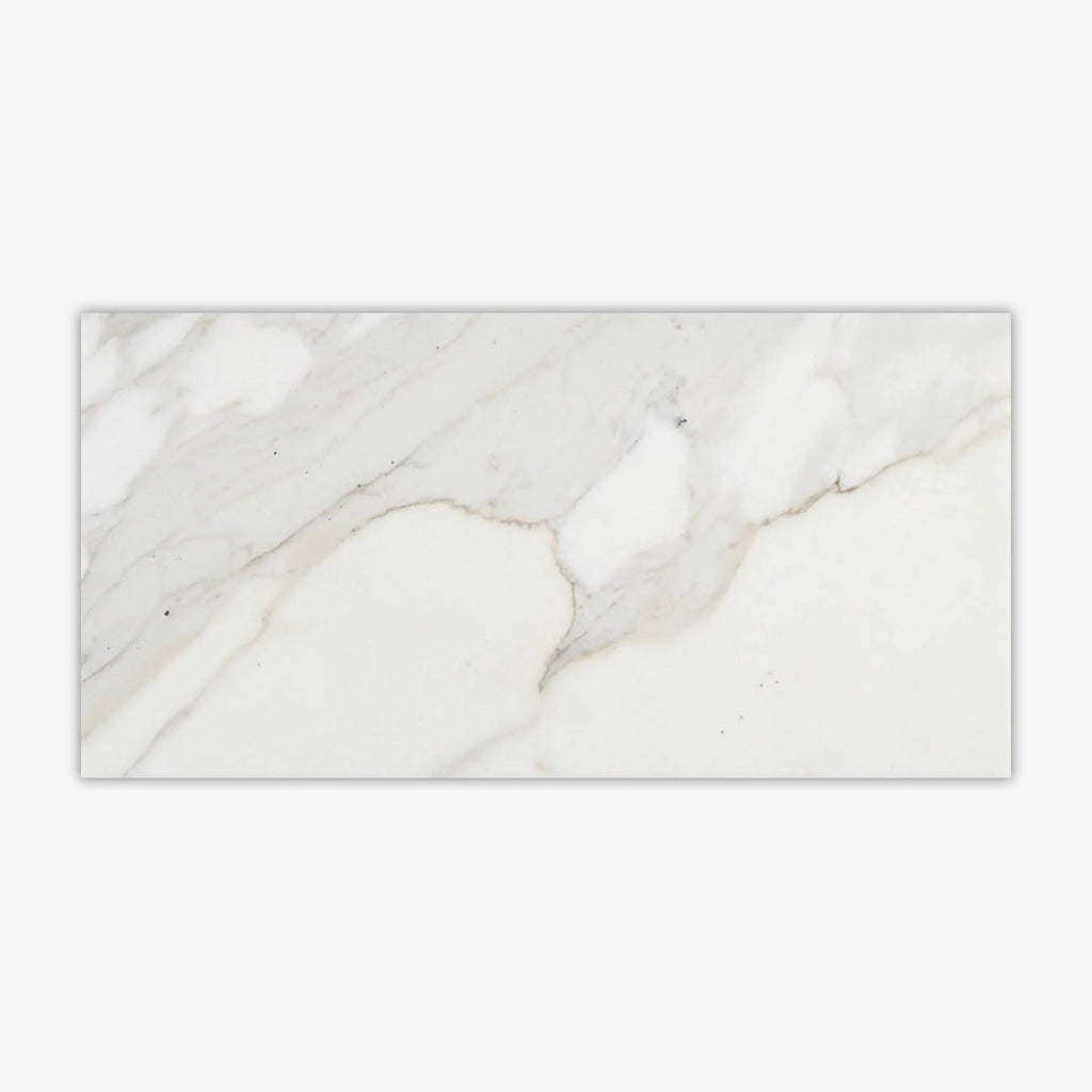 Calacatta Gold Polished 6x12 Marble Tile