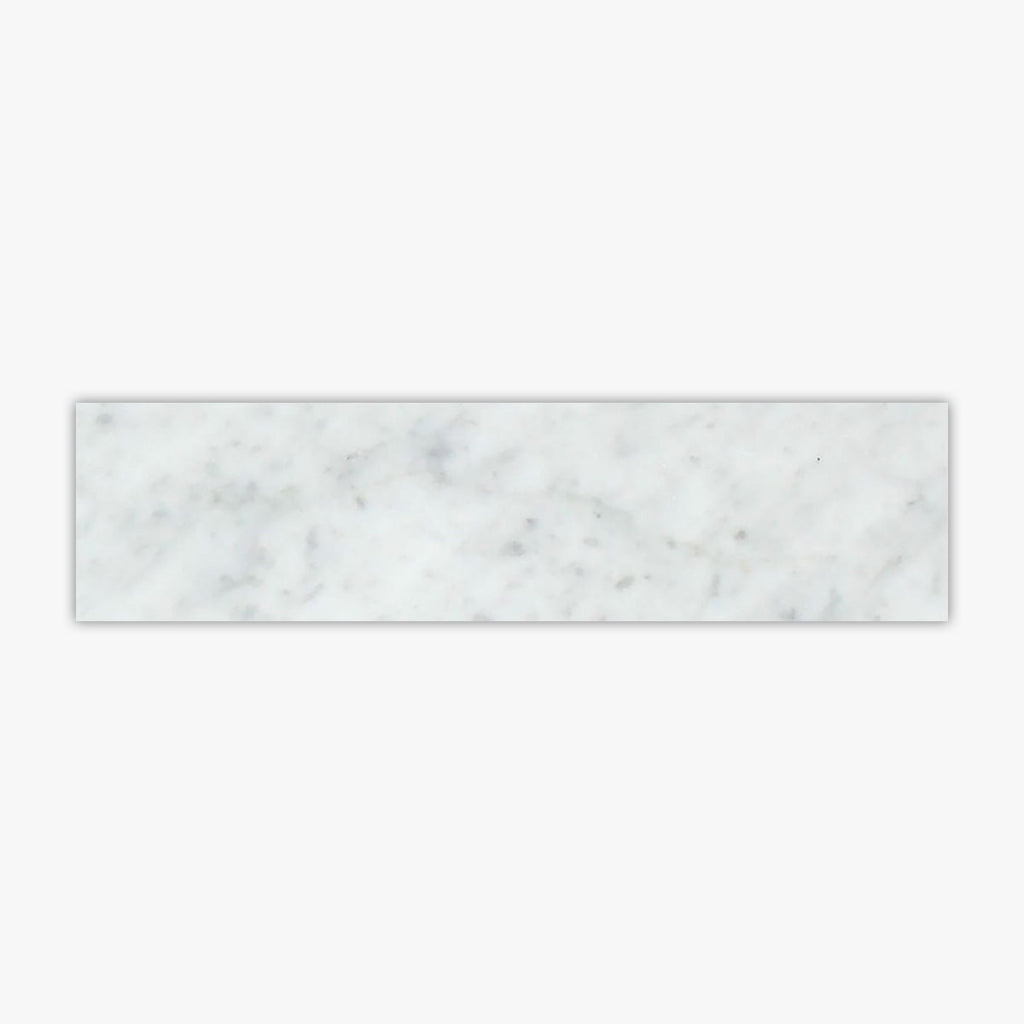 Italian Carrara Polished 2x8 Marble Tile