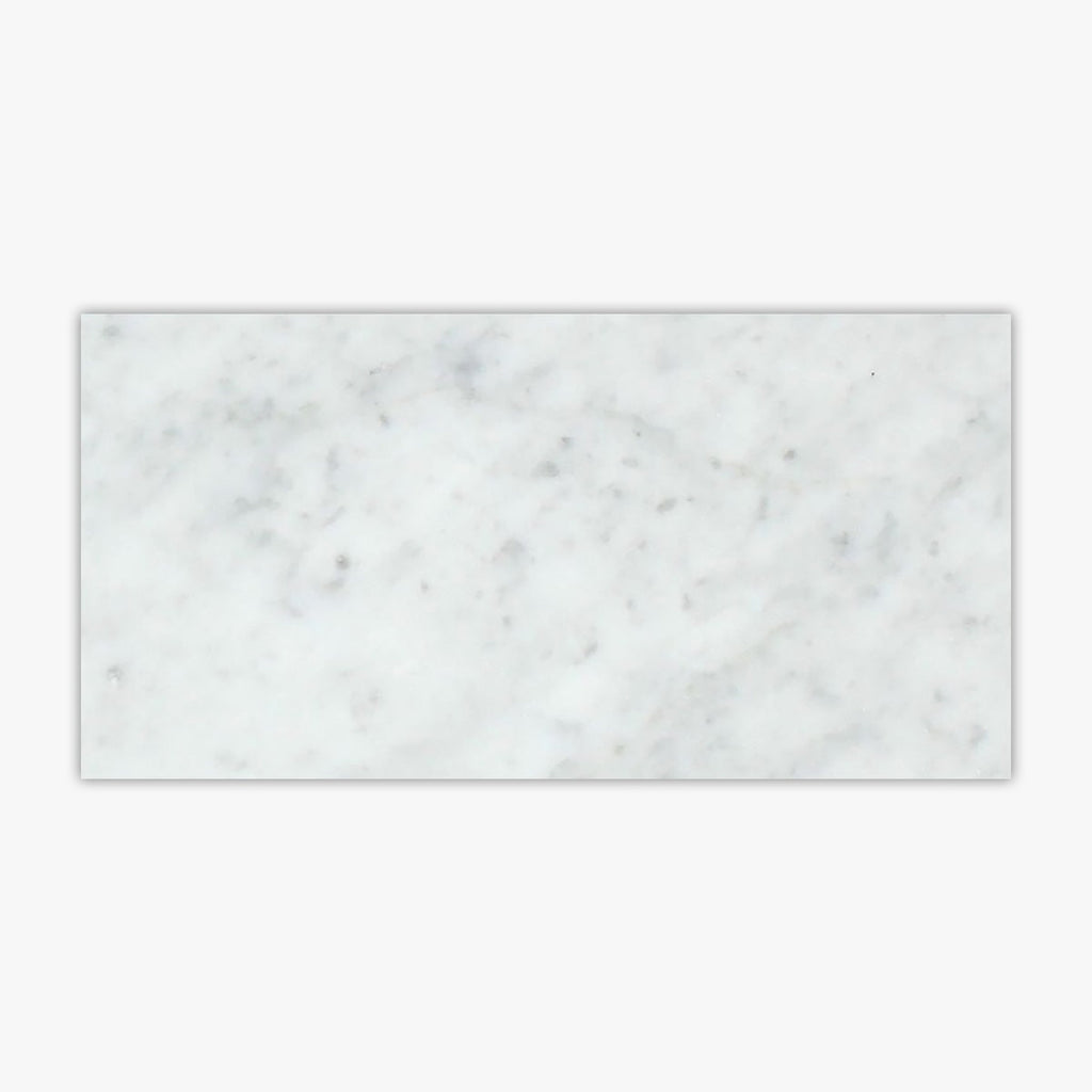 Italian Carrara Polished 6x12 Marble Tile