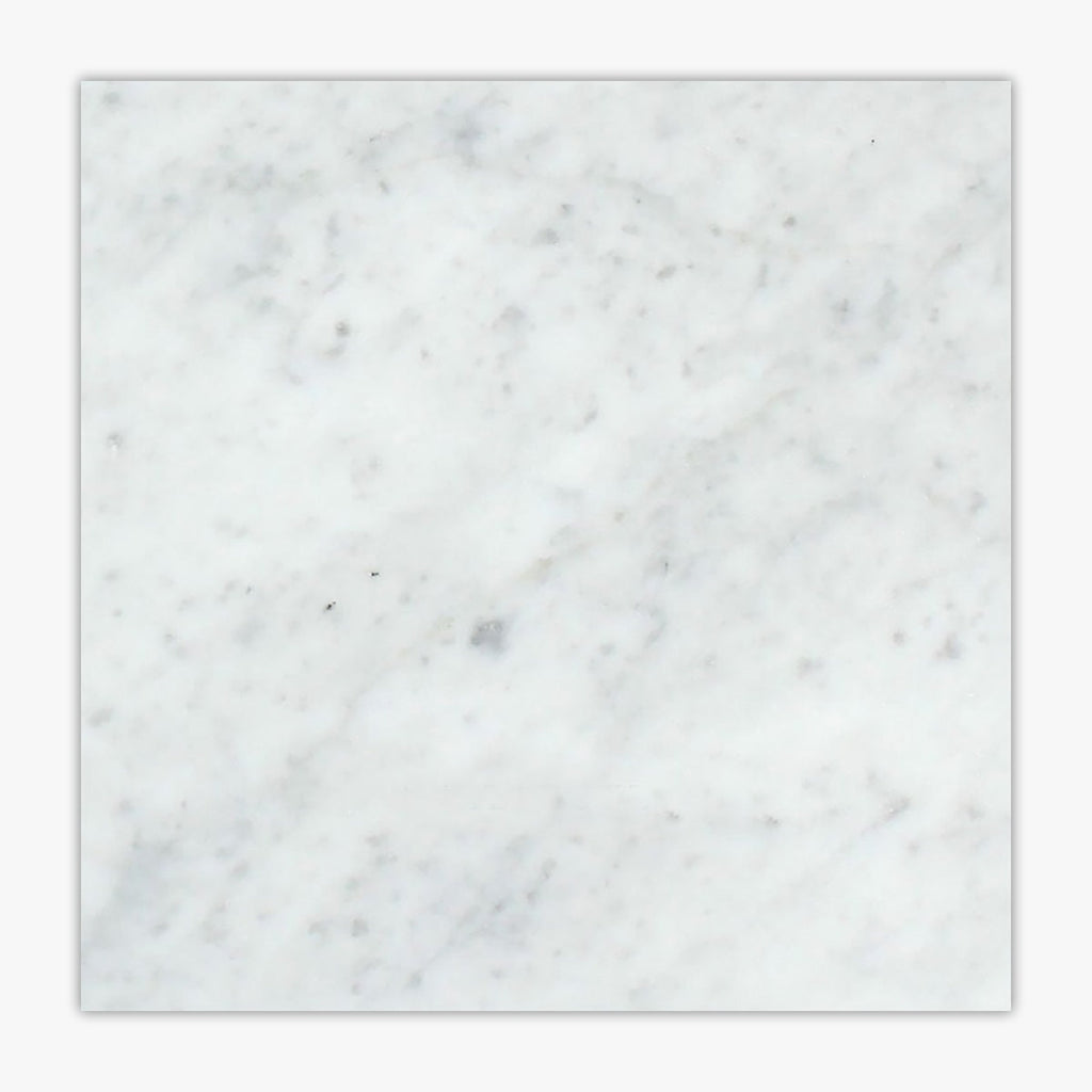 Italian Carrara Polished 12x12 Marble Tile