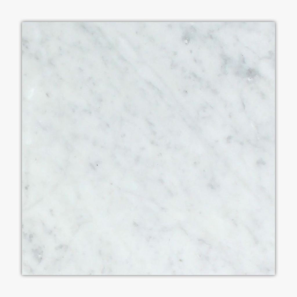 Italian Carrara Polished 18x18 Marble Tile