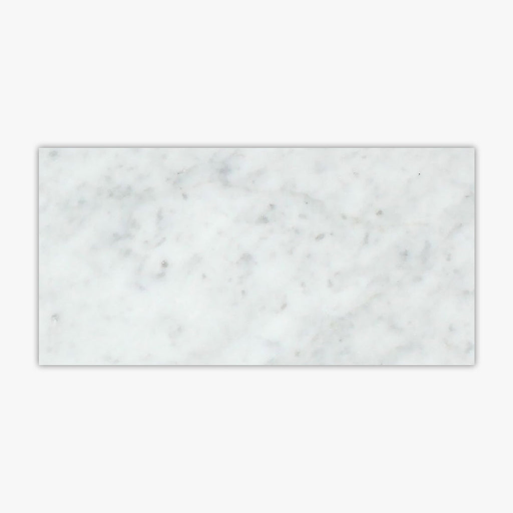 Italian Carrara Polished 18x36 Marble Tile