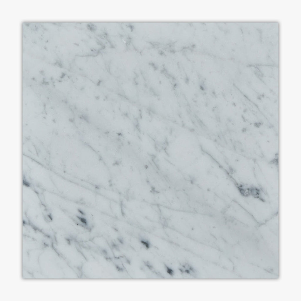 Italian Carrara Polished 24x24 Marble Tile