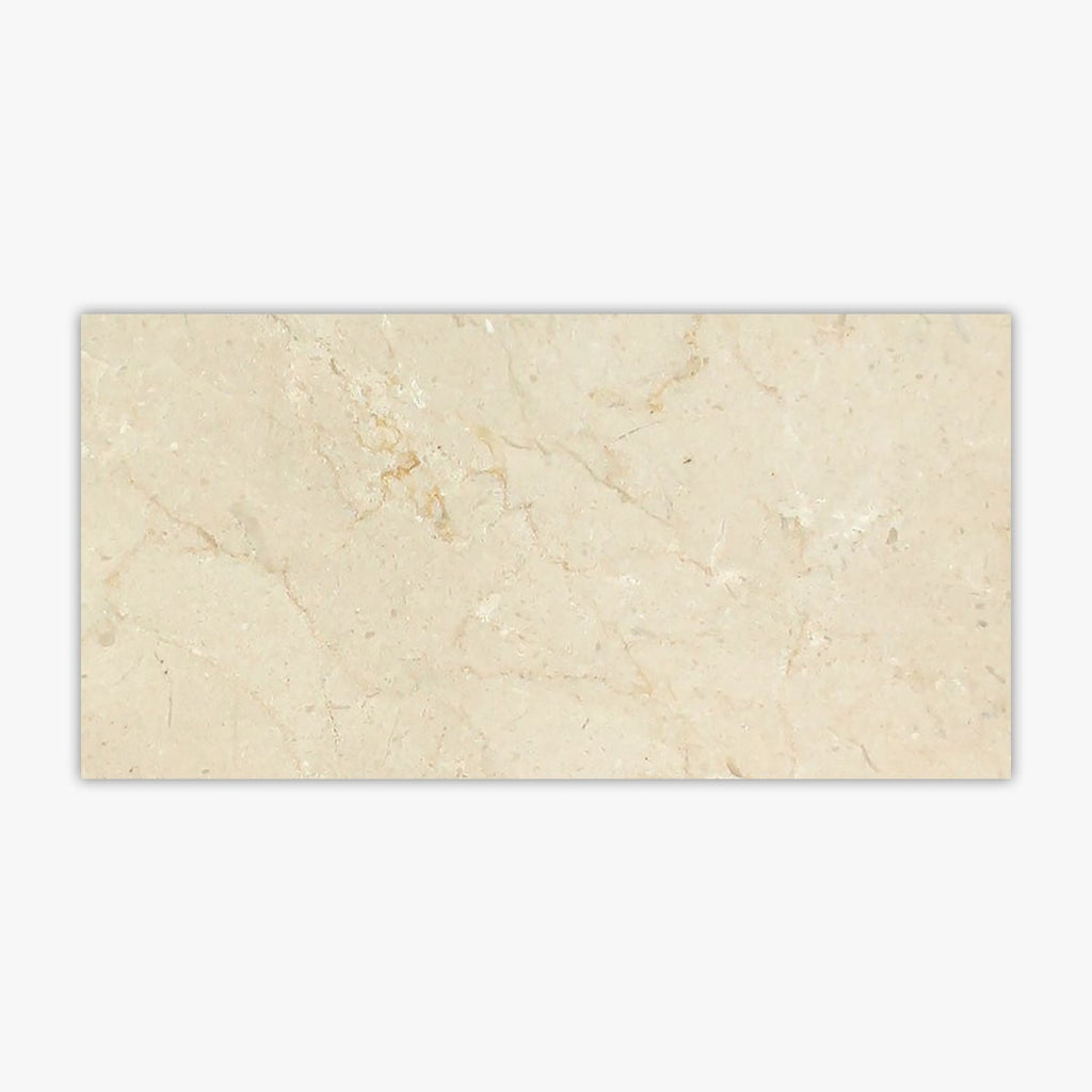 Crema Marfil Polished 12x24 Marble Tile