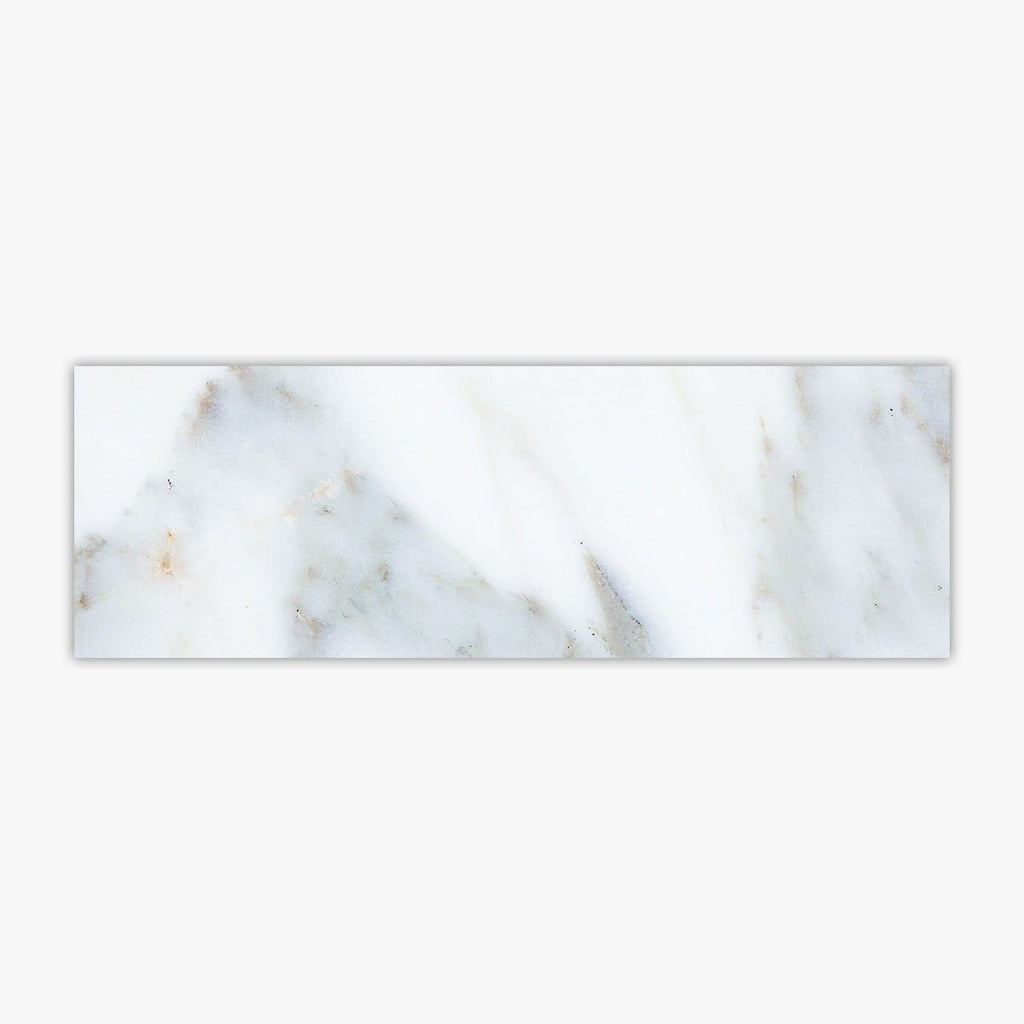 Calacatta Verde Polished 4x12 Marble Tile