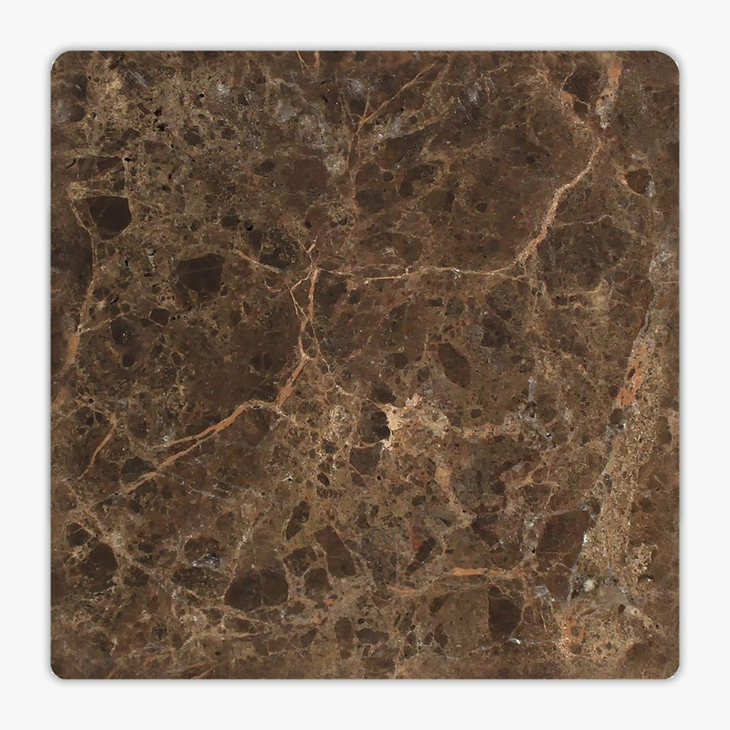 Emperador Dark Tumbled 6x6 Marble Tile