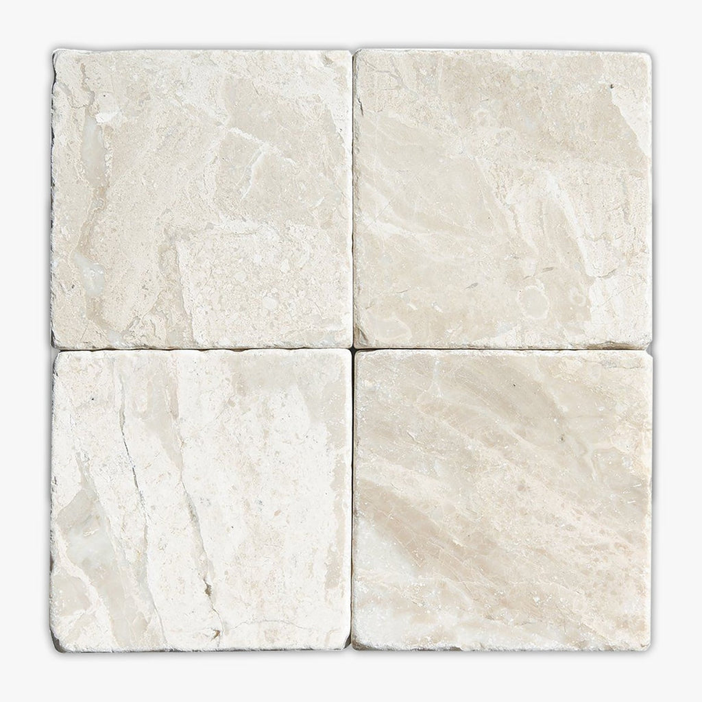 Diano Royal Tumbled 6x6 Marble Tile