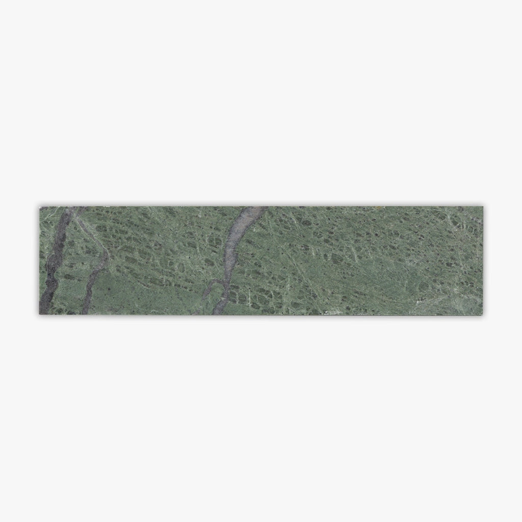 Verde Tia Honed 3x12 Subway Marble Tile
