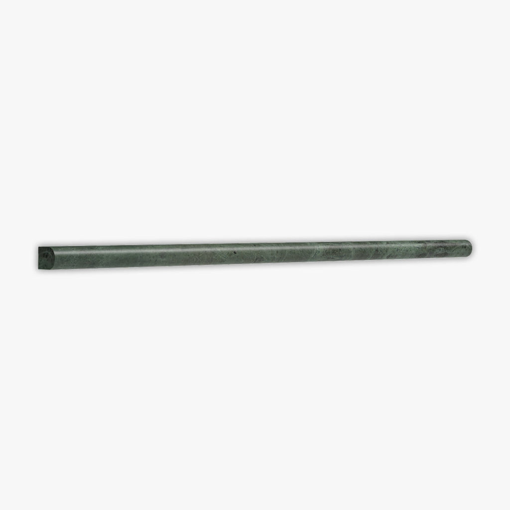 Verde Tia Honed Pencil Liner Marble Molding