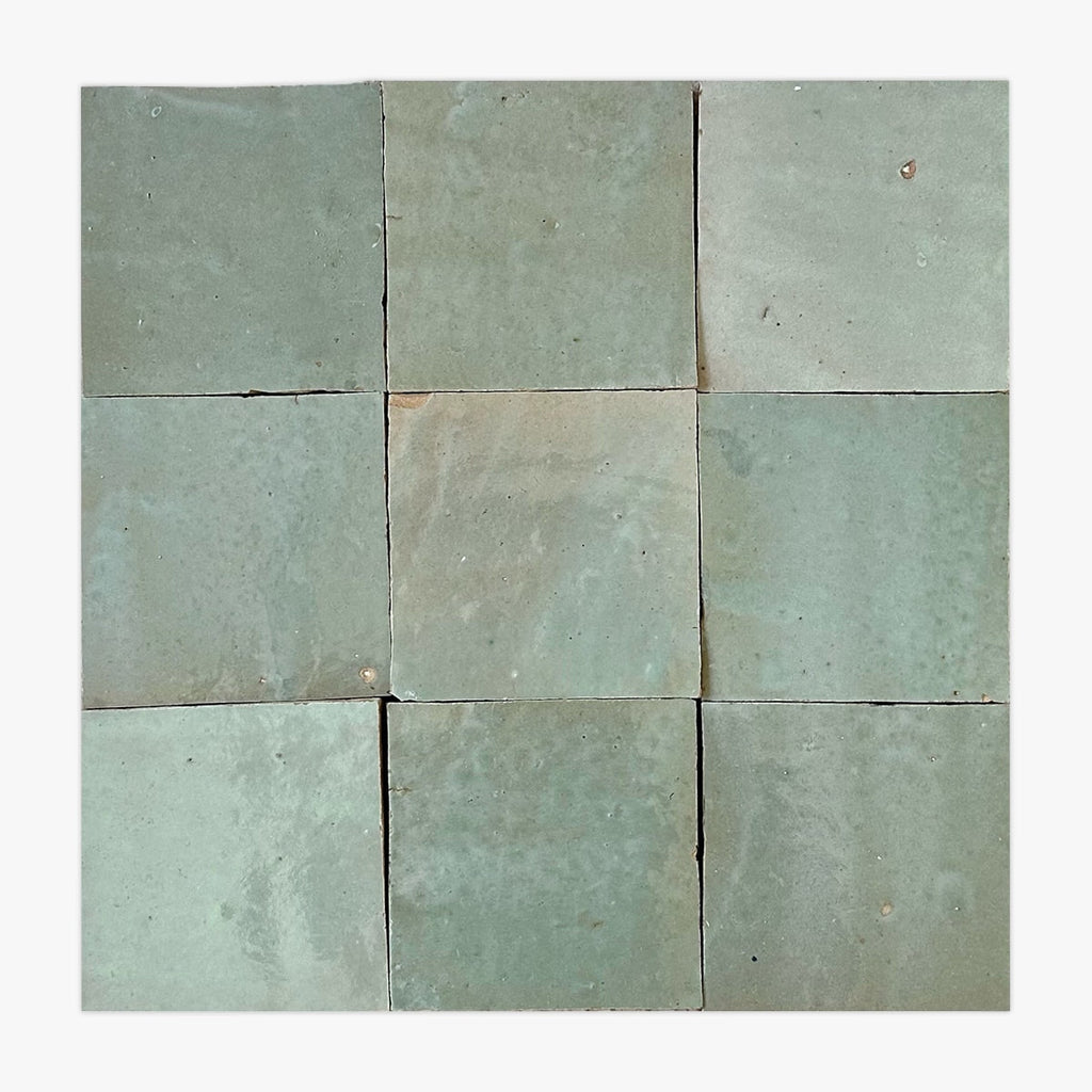 Tidepool Glazed 4x4 Zellige Tile