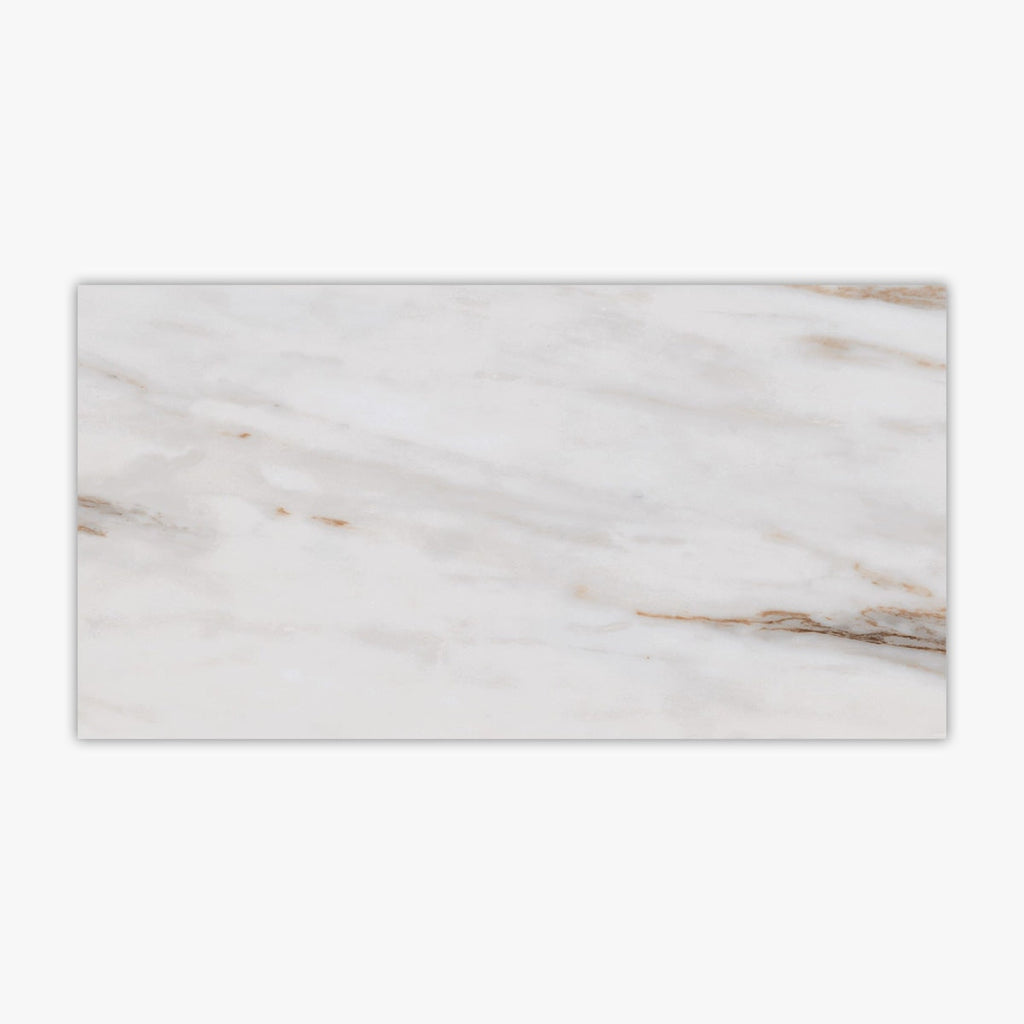 Calacatta Gold Polished 12x24 Porcelain Tile