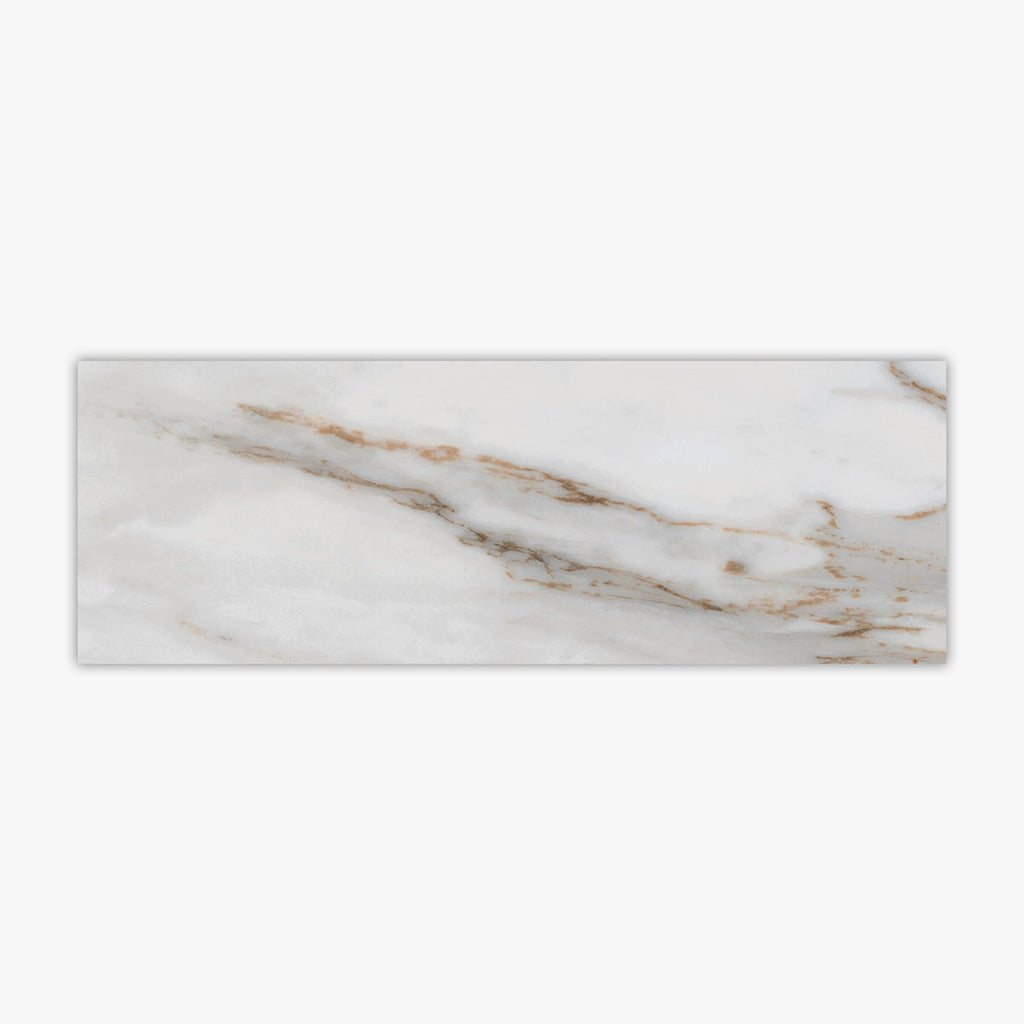 Calacatta Gold Polished 6x18 Porcelain Tile